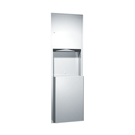 0469 ASI Paper Towel Dispenser And Waste Receptacle
