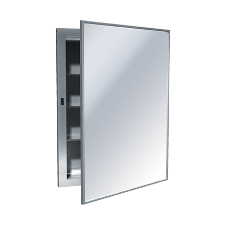 Medicine Cabinet (24"w x 26"h) - Recessed, Stainless Steel ...