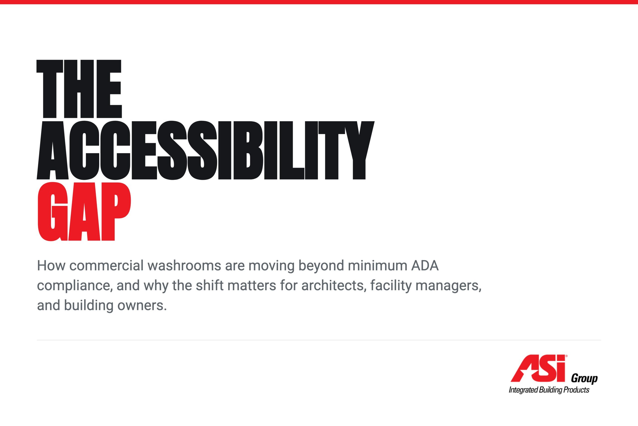 Le rapport « Accessibility Gap », American Specialties